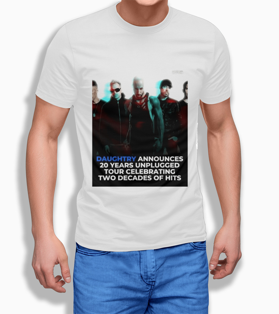 Daughtry Announces 20 Years Unplugged Tour Celebrating Two Decades Of Hits Music Mayhem T-Shirt