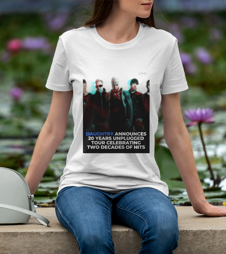 Daughtry Announces 20 Years Unplugged Tour Celebrating Two Decades Of Hits Music Mayhem T-Shirt