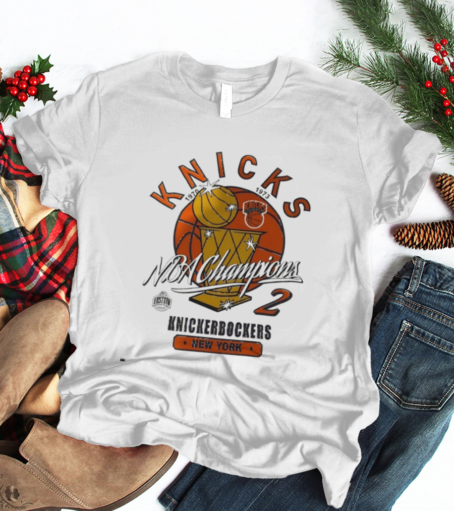 Knicks 1970 1973 NBA Champions Knickerbockers New York T-Shirt
