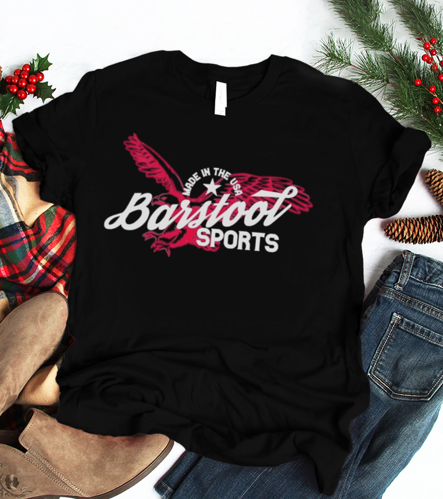 Barstool Sports Made In The USA Eagle T-Shirt