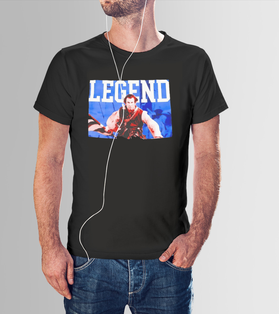 Legend Mel Gibson 2000 Film The Patriot T-Shirt
