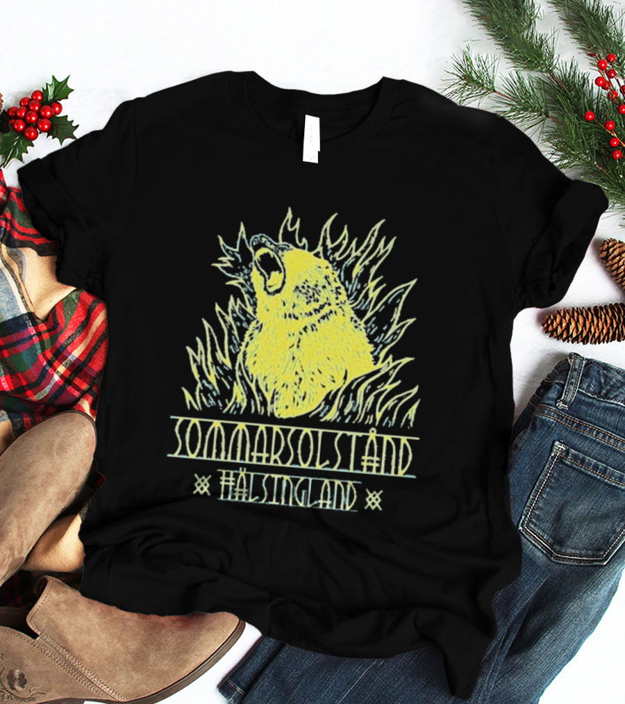 Sommarsolstånd Hälsingland Bear Flame T-Shirt