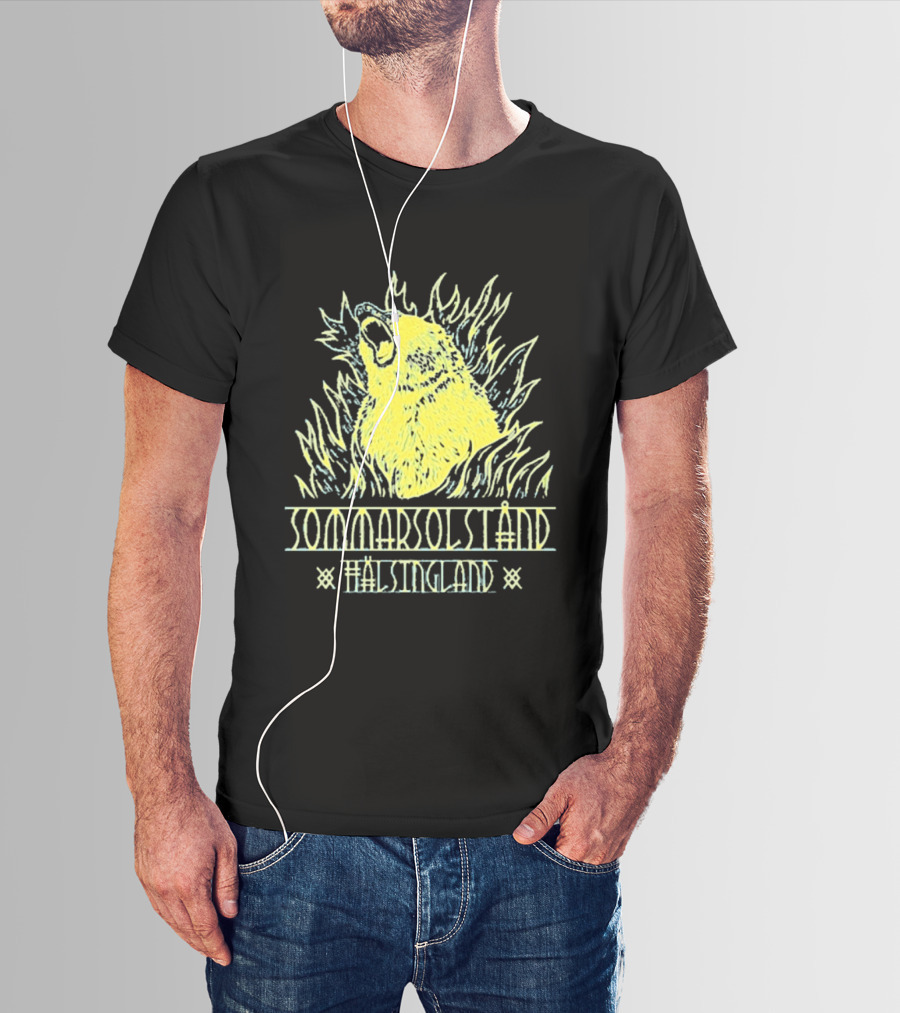 Sommarsolstånd Hälsingland Bear Flame T-Shirt