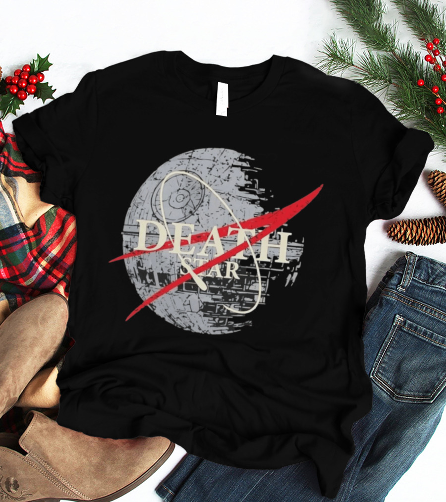 Death Star And The NASA T-Shirt