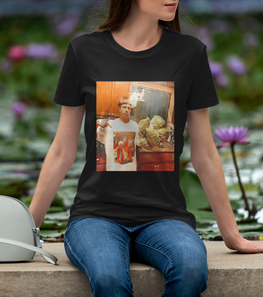 Oliver Tree Cannabis Oversized Buds And With Smoking Image T-Shirt