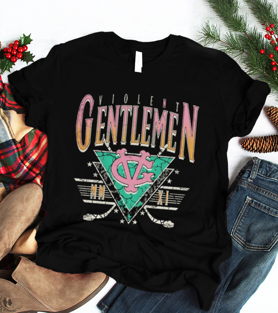 Violent Gentlemen MM XI Hockey VC Triangle Sticks T-Shirt