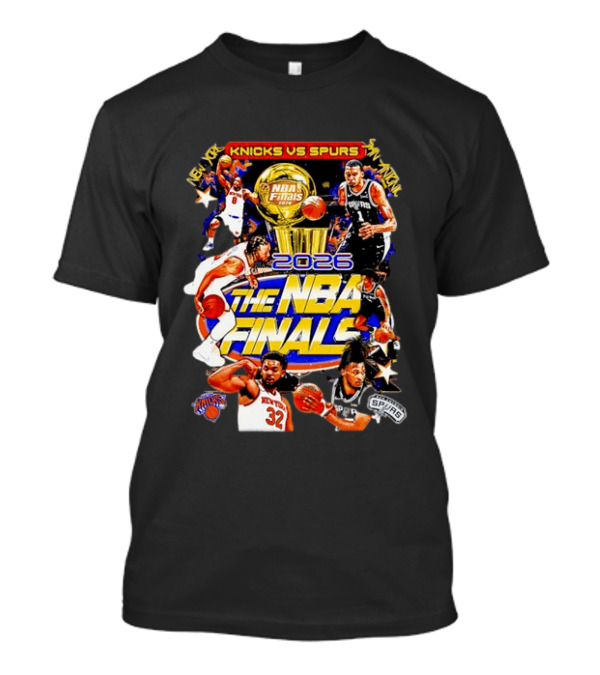 2026 NBA Finals Knicks Vs Spurs Jalen Brunson Victor Wembanyama New York San Antonio T-Shirt