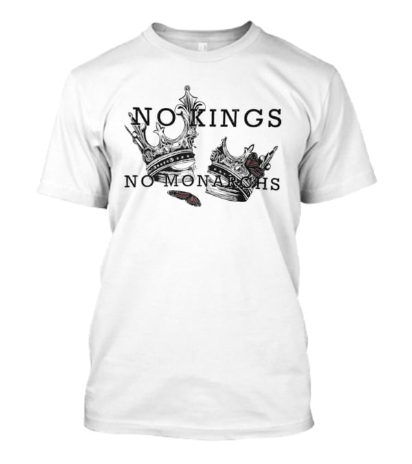 Broken Crowns Butterfly No Kings No Monarchs T-Shirt