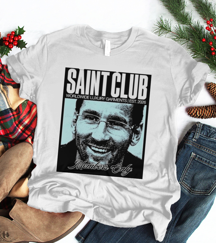 SAINT CLUB Worldwide Luxury Garments Est. 2026 Members Only T-Shirt