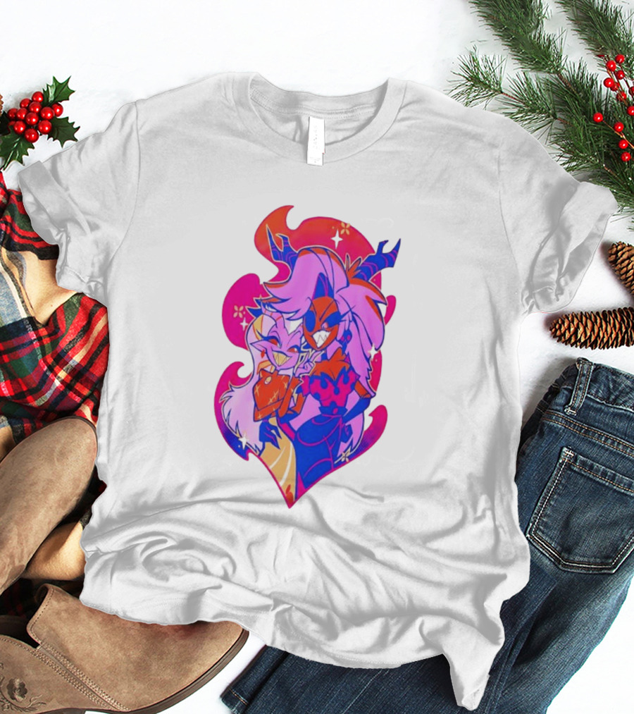 Mrs Mayberry And Martha Pride 2025 Vibrant Cartoon Duo With Pink And Purple Aesthetic T-Shirt