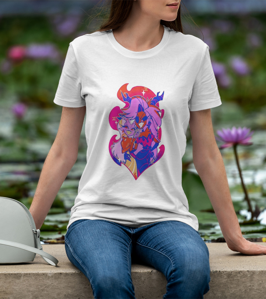 Mrs Mayberry And Martha Pride 2025 Vibrant Cartoon Duo With Pink And Purple Aesthetic T-Shirt