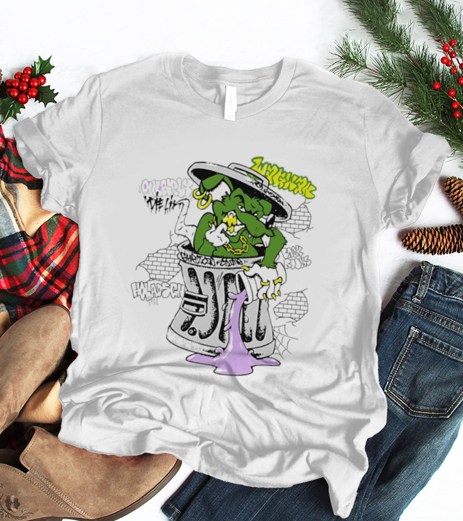 Escape Plan Ghetto Slime Rat Trash Can Die Lit Back Rooms Holadsch T-Shirt