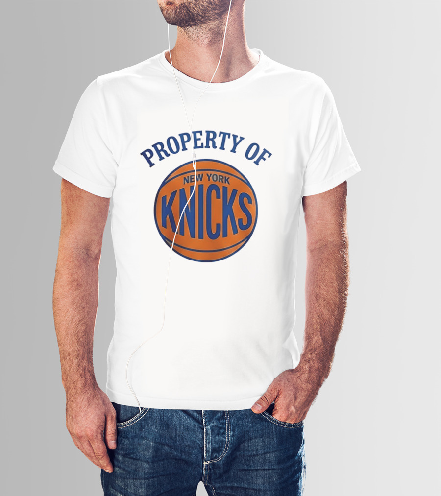Property Of New York Knicks Basketball T-Shirt