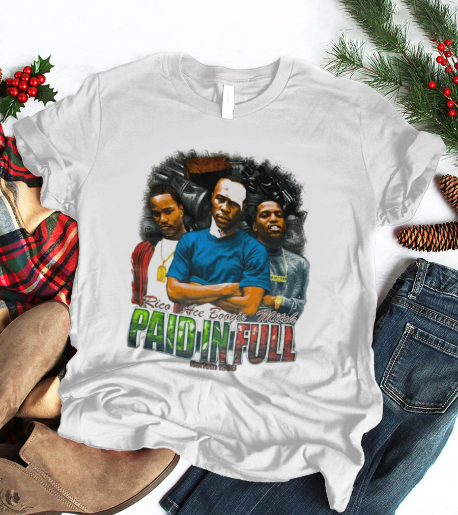 Rico Ace Boogie Mitch Paid In Full Harlem 1986 Iconic Movie T-Shirt