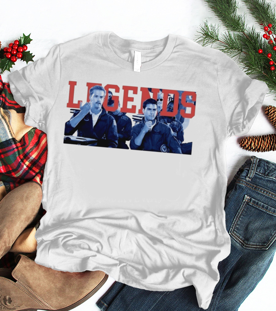 Tom Cruise Val Kilmer Top Gun Legends T-Shirt