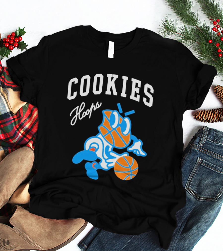Cookies Hoops Basketball Cartoon Character Streetwear T-Shirt