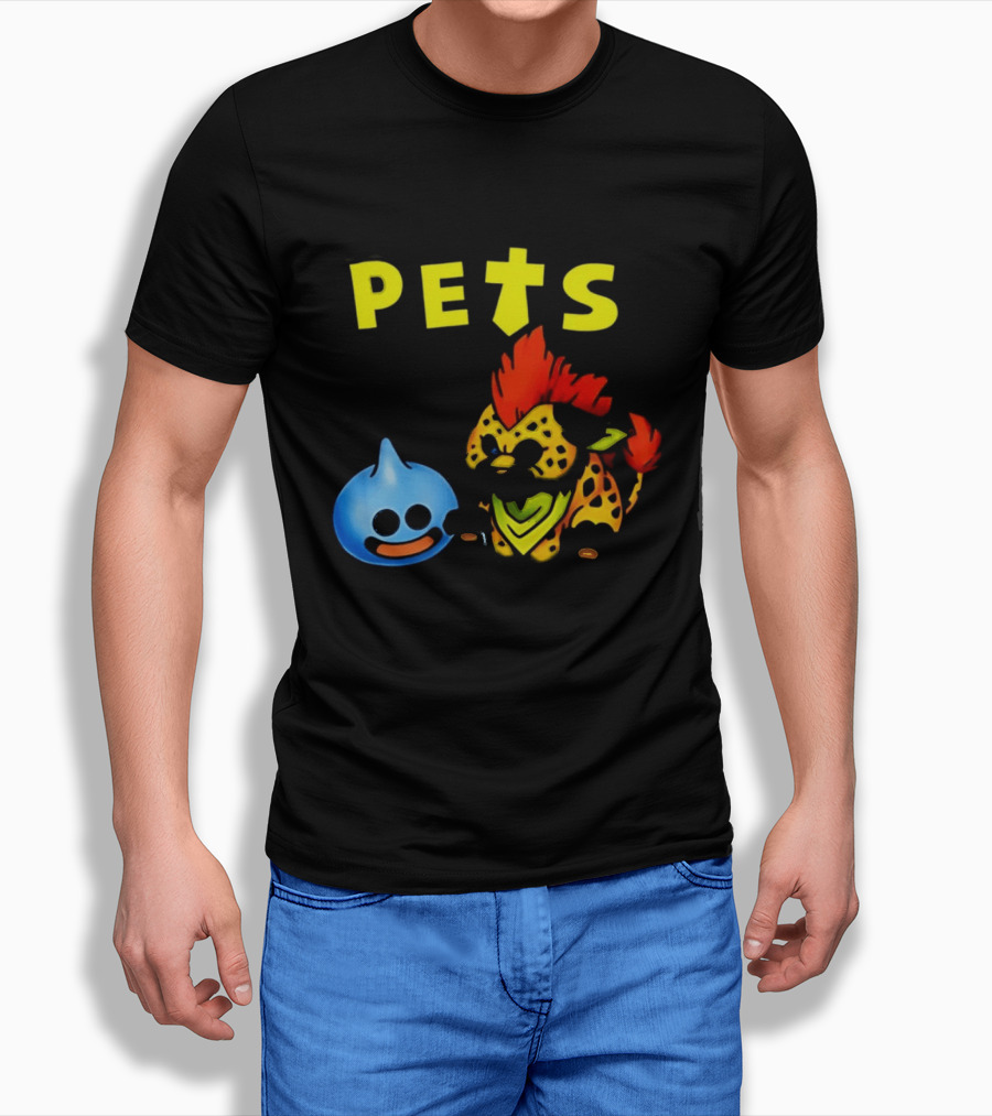 Dragon Quest Pets Slime And Great Sabrecat T-Shirt