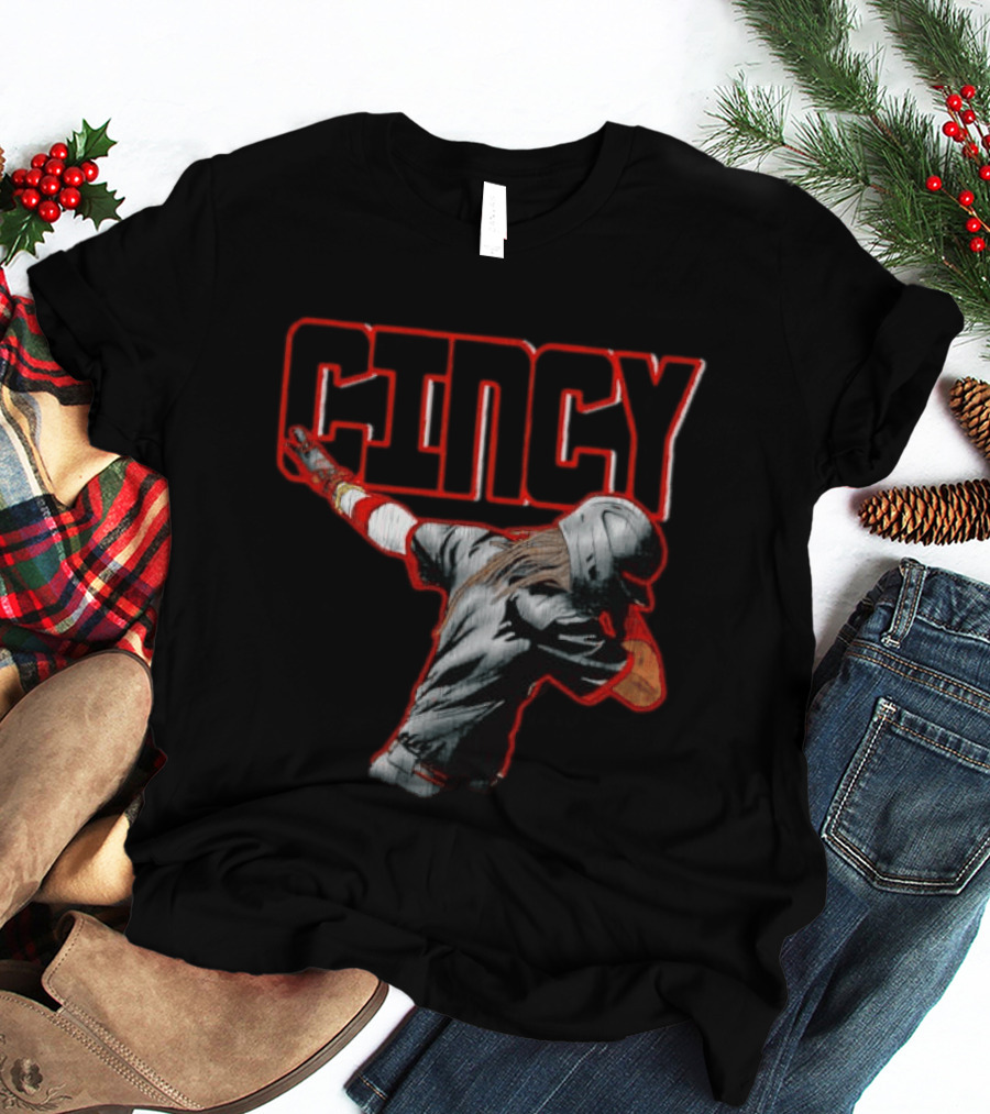 Elly De La Cruz Cincinnati Reds Cincy Dab MLB T-Shirt