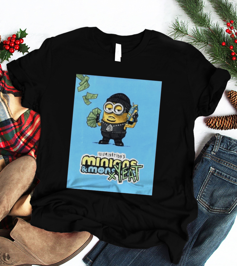 Illumination's Minions & Minions X Yeat Million Dollar Minion T-Shirt