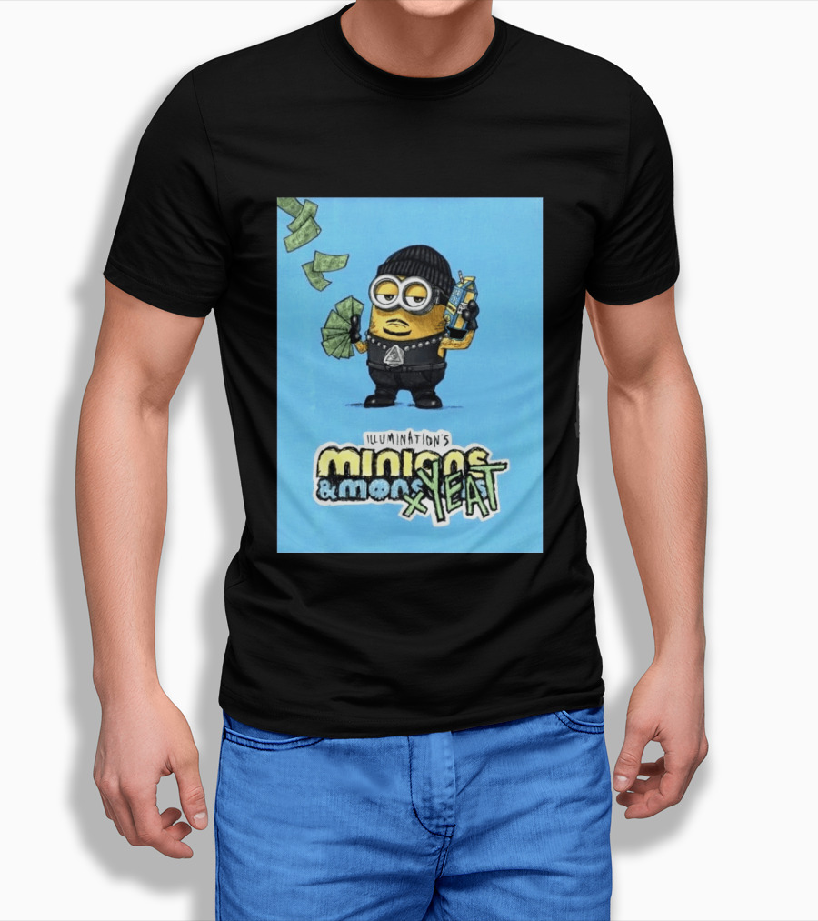 Illumination's Minions & Minions X Yeat Million Dollar Minion T-Shirt
