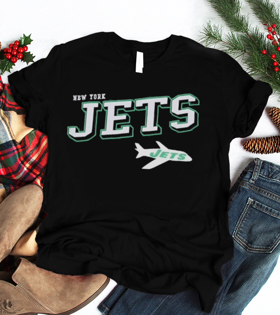 New York Jets Team Spirit Black T-Shirt