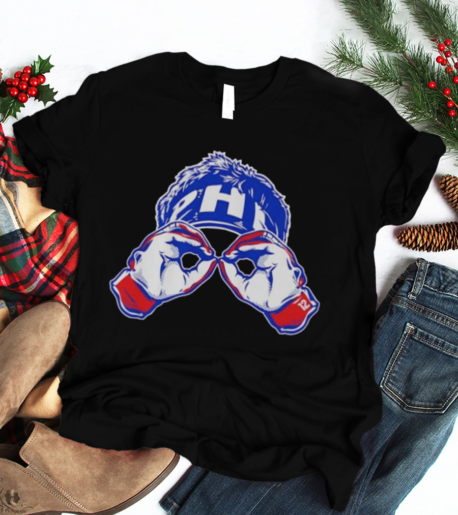Nick Saban Philadelphia Eagles Hand Sign PHI 12 Gloves T-Shirt