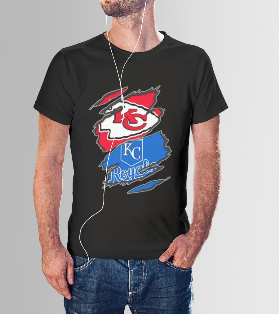 Kansas City Chiefs KC Kansas City Royals MLB Royals KC T-Shirt
