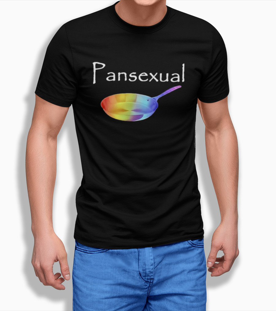 Pansexual Pan Rainbow Pride LGBTQIA Equality Colorful Identity Fun T-Shirt