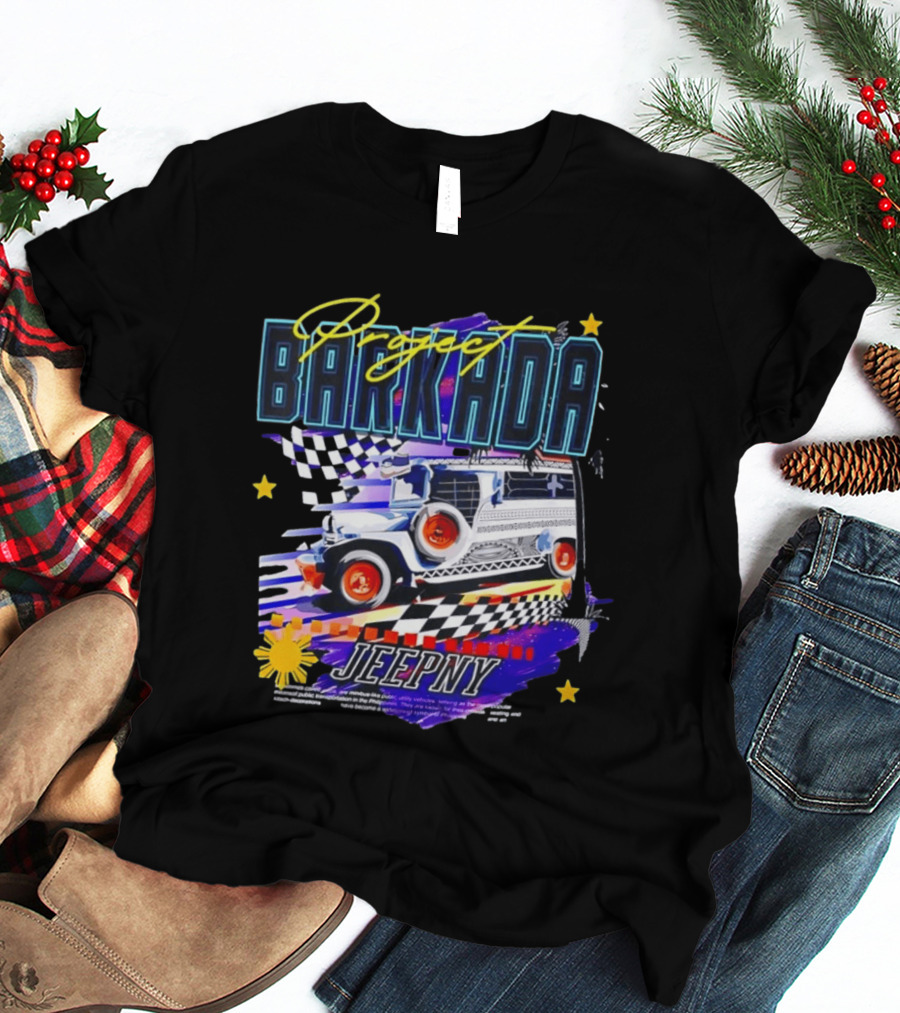 Project Barkada Jeepny Philippines Colorful Public Transport Culture T-Shirt