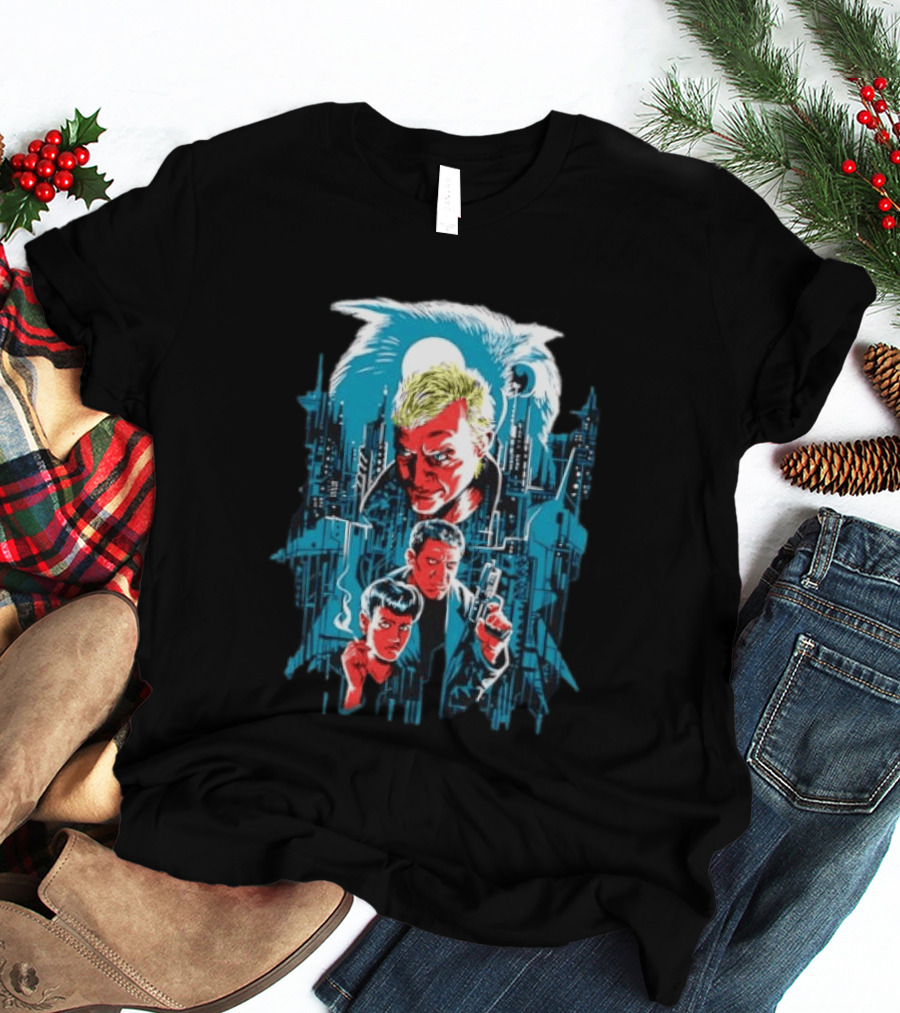 Roy Batty Rick Deckard Rachael Blade Runner Film Noir Sci Fi Classic Movie T-Shirt