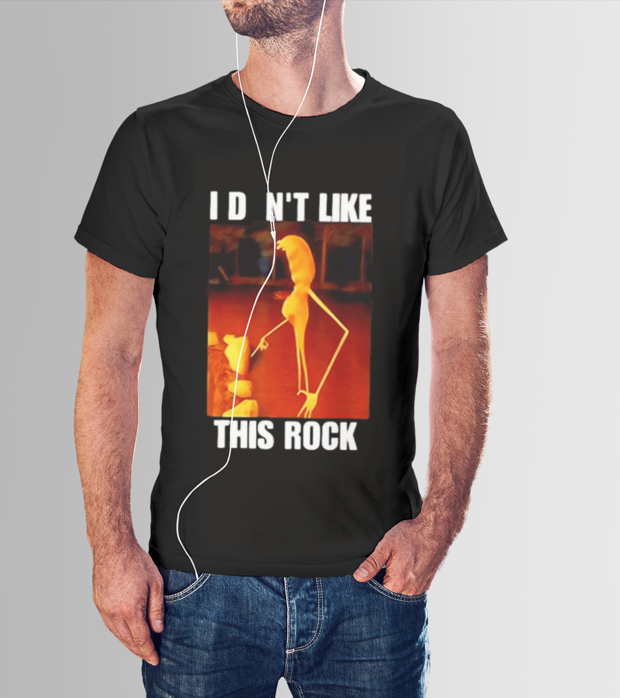 Salad Fingers I Don't Like This Rock Surreal Horror Meme T-Shirt
