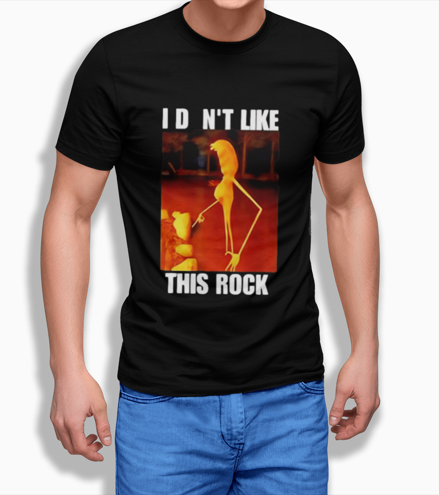 Salad Fingers I Don't Like This Rock Surreal Horror Meme T-Shirt
