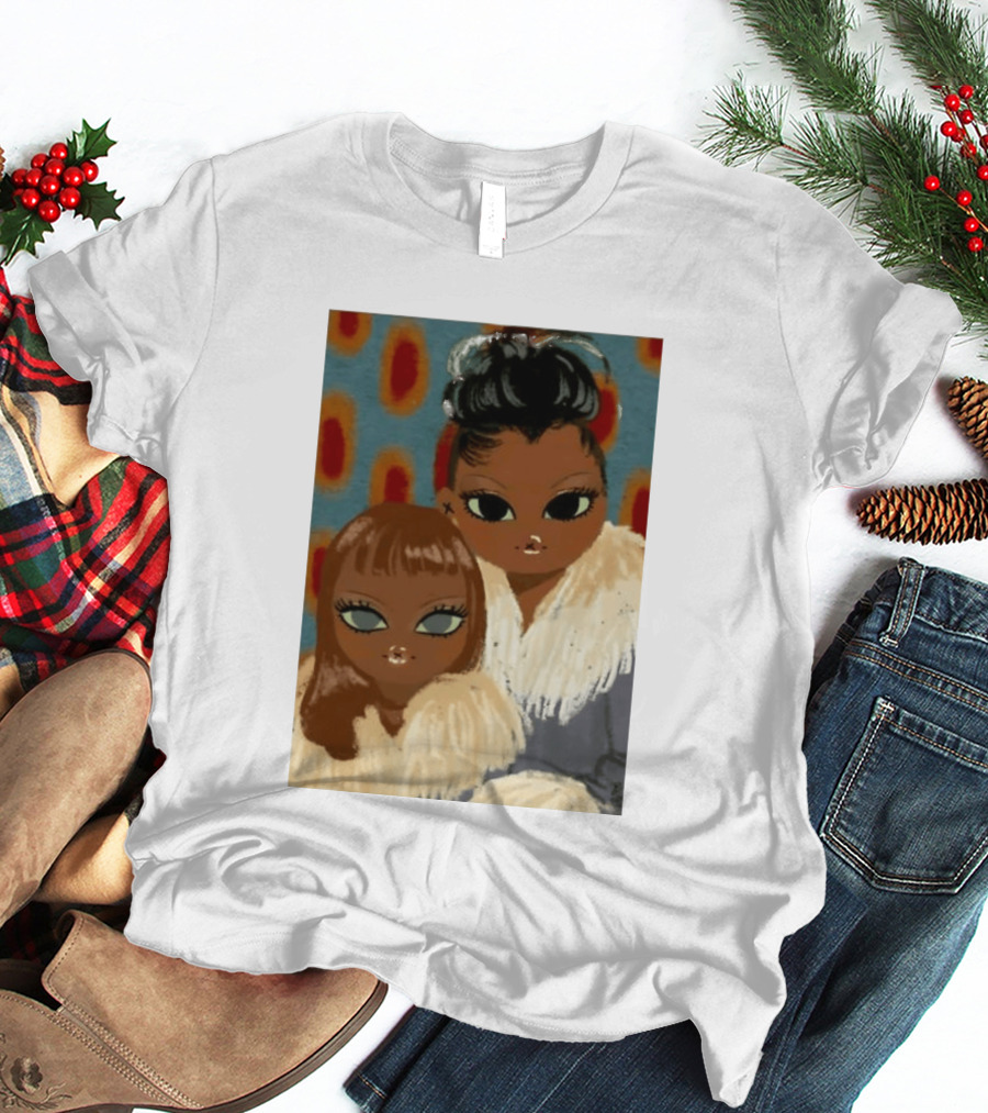 Bratz Dolls Cloe Yasmin Fashion Iconic Style Fur Outfits T-Shirt