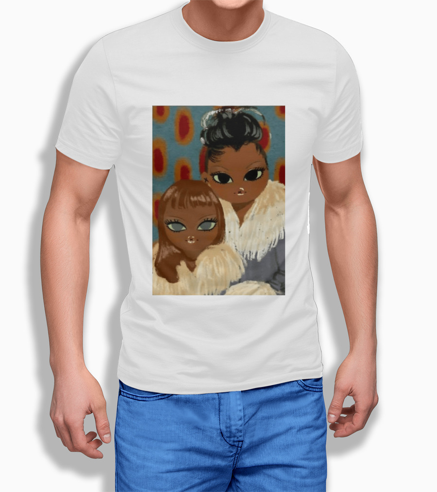 Bratz Dolls Cloe Yasmin Fashion Iconic Style Fur Outfits T-Shirt