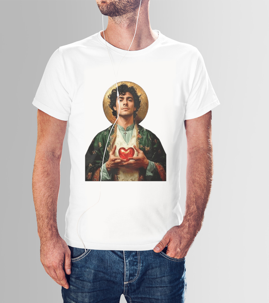 Luigi Mangione Patron Saint Holding Sacred Heart For Health Care Justice T-Shirt