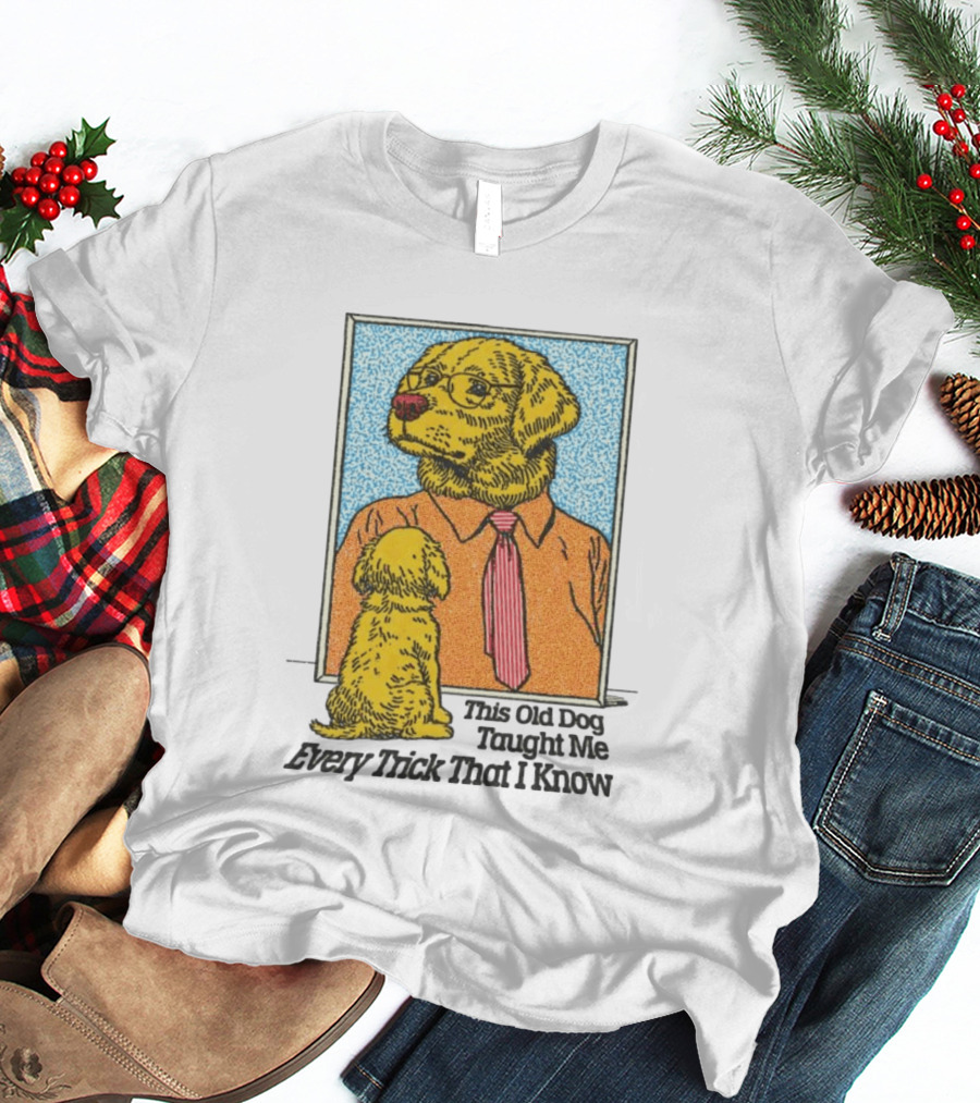 Mac Demarco This Old Dog Taught Me Every Trick That I Know Cartoon Dogs In Mirror T-Shirt