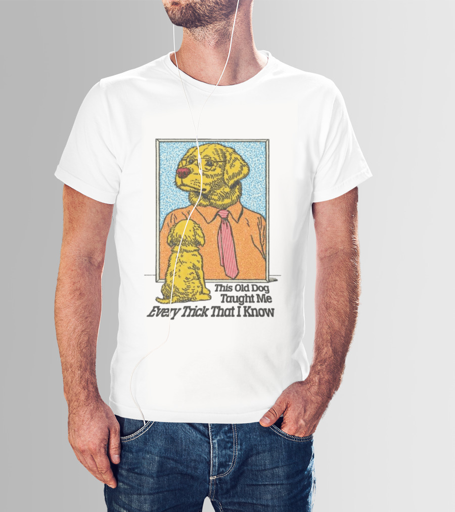 Mac Demarco This Old Dog Taught Me Every Trick That I Know Cartoon Dogs In Mirror T-Shirt