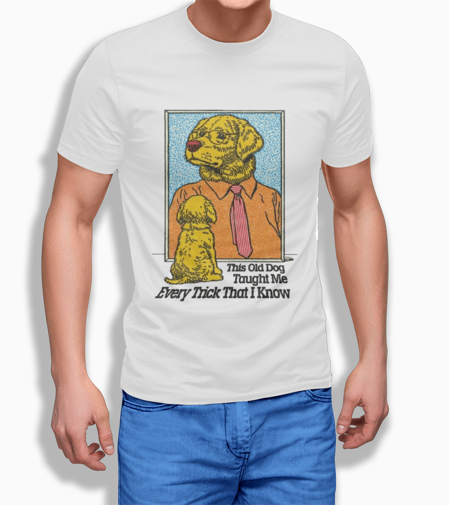 Mac Demarco This Old Dog Taught Me Every Trick That I Know Cartoon Dogs In Mirror T-Shirt