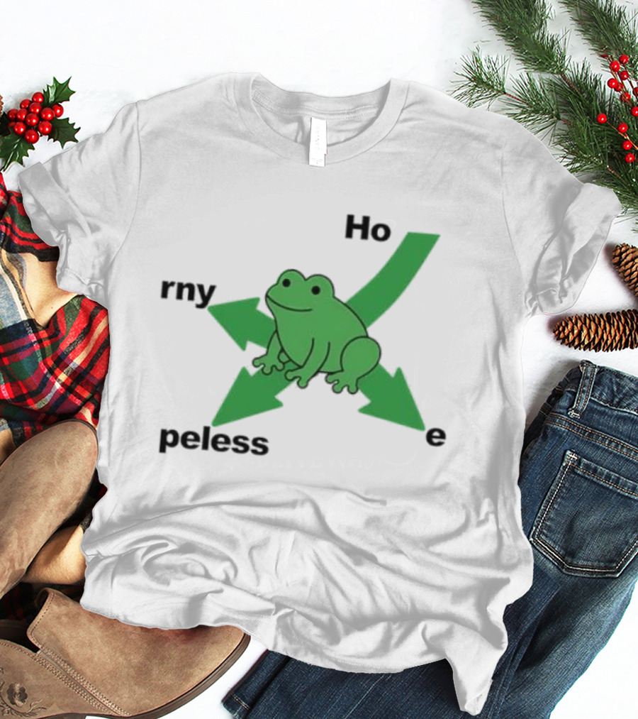 Ho Rn Y Peless Frog Directional E T-Shirt