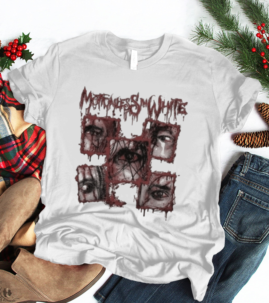 Motionless In White Bloodshot Eyes And Dripping Red 2026 T-Shirt