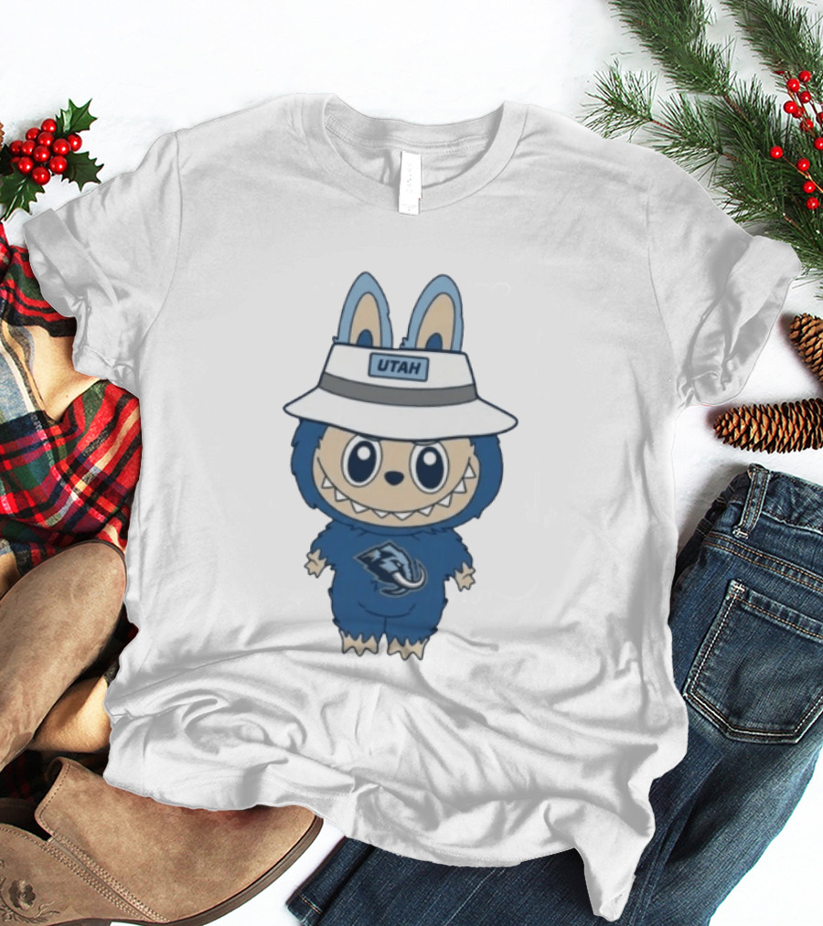 Utah Mammoth Cute Furry Character With Hat T-Shirt