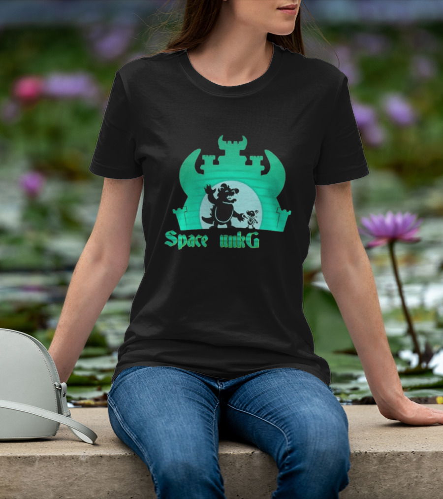 Bowser And Bowser Jr Super Mario Space Junk Galaxy Castle T-Shirt