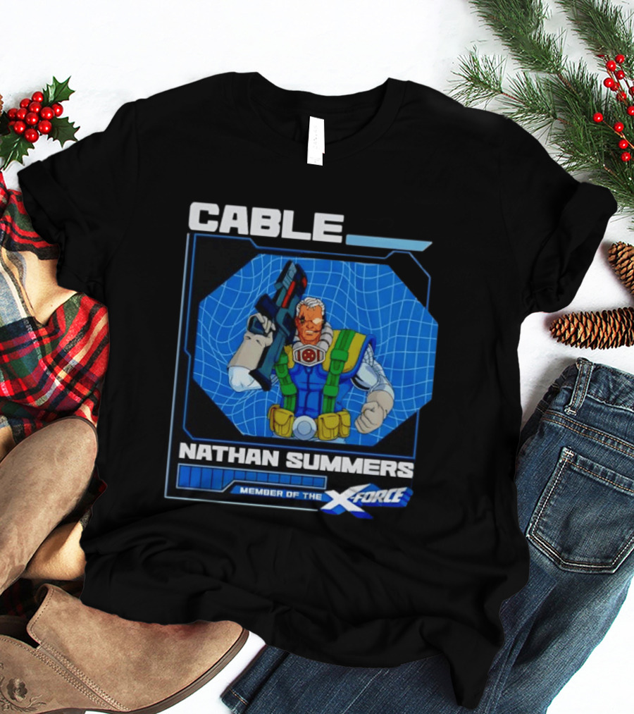 Cable Nathan Summers Member Of The X Force Marvel Comics T-Shirt