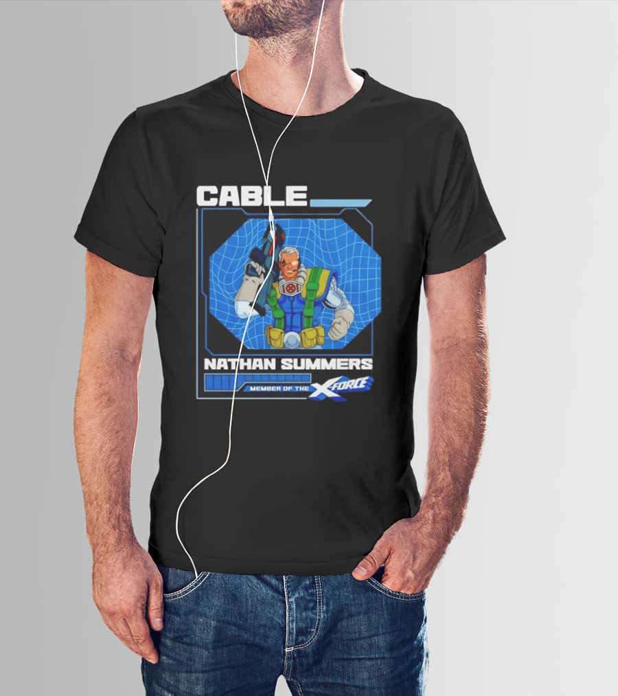 Cable Nathan Summers Member Of The X Force Marvel Comics T-Shirt