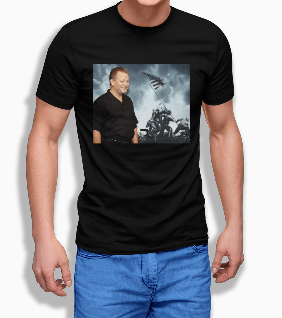 James Bradley Flags Of Our Fathers Iconic Image T-Shirt