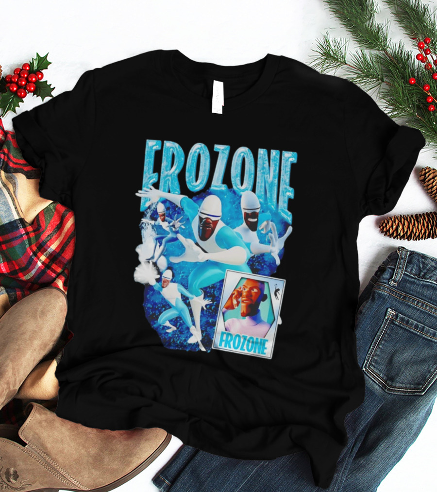Frozone The Incredibles Disney Movie T-Shirt