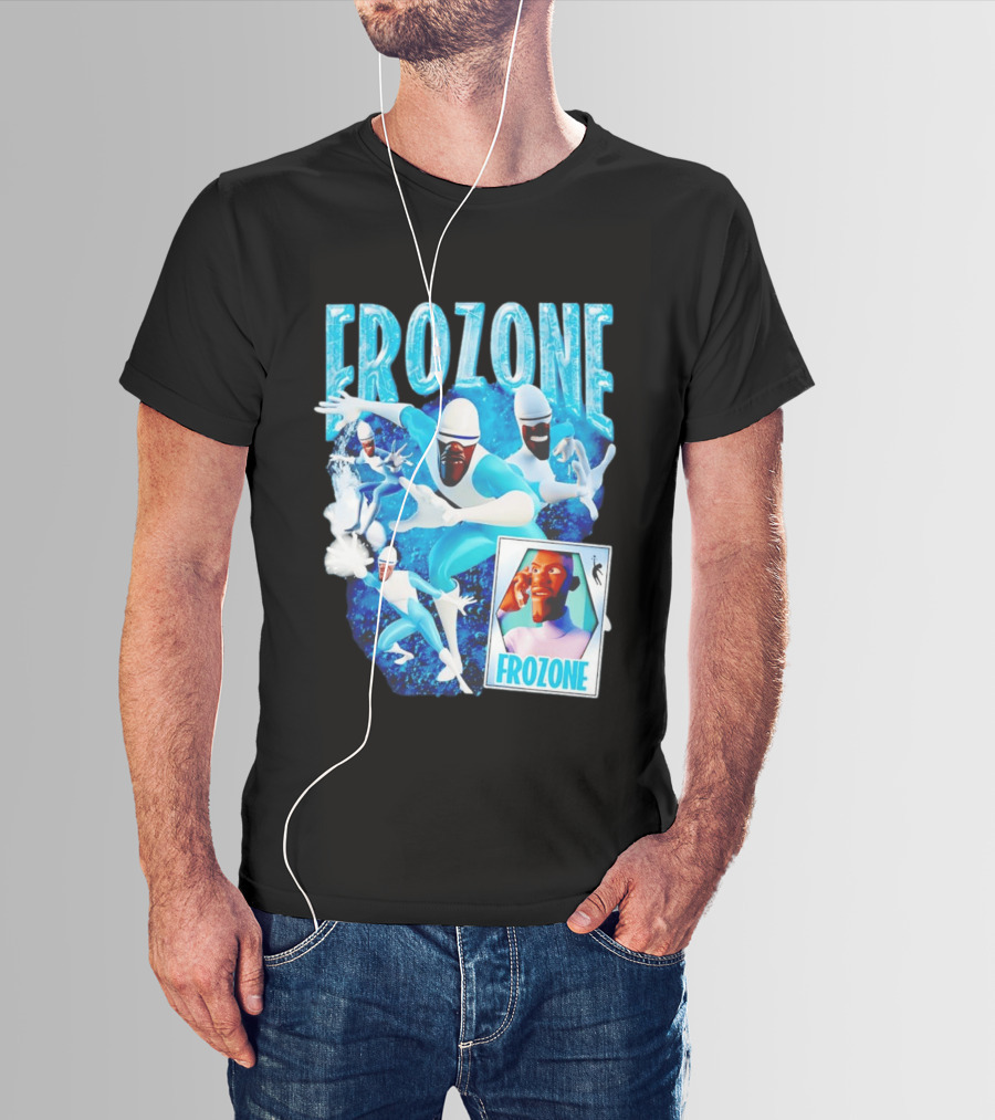 Frozone The Incredibles Disney Movie T-Shirt