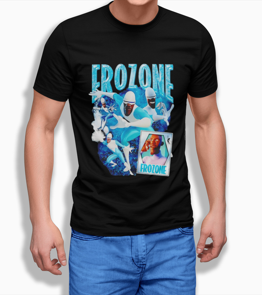 Frozone The Incredibles Disney Movie T-Shirt