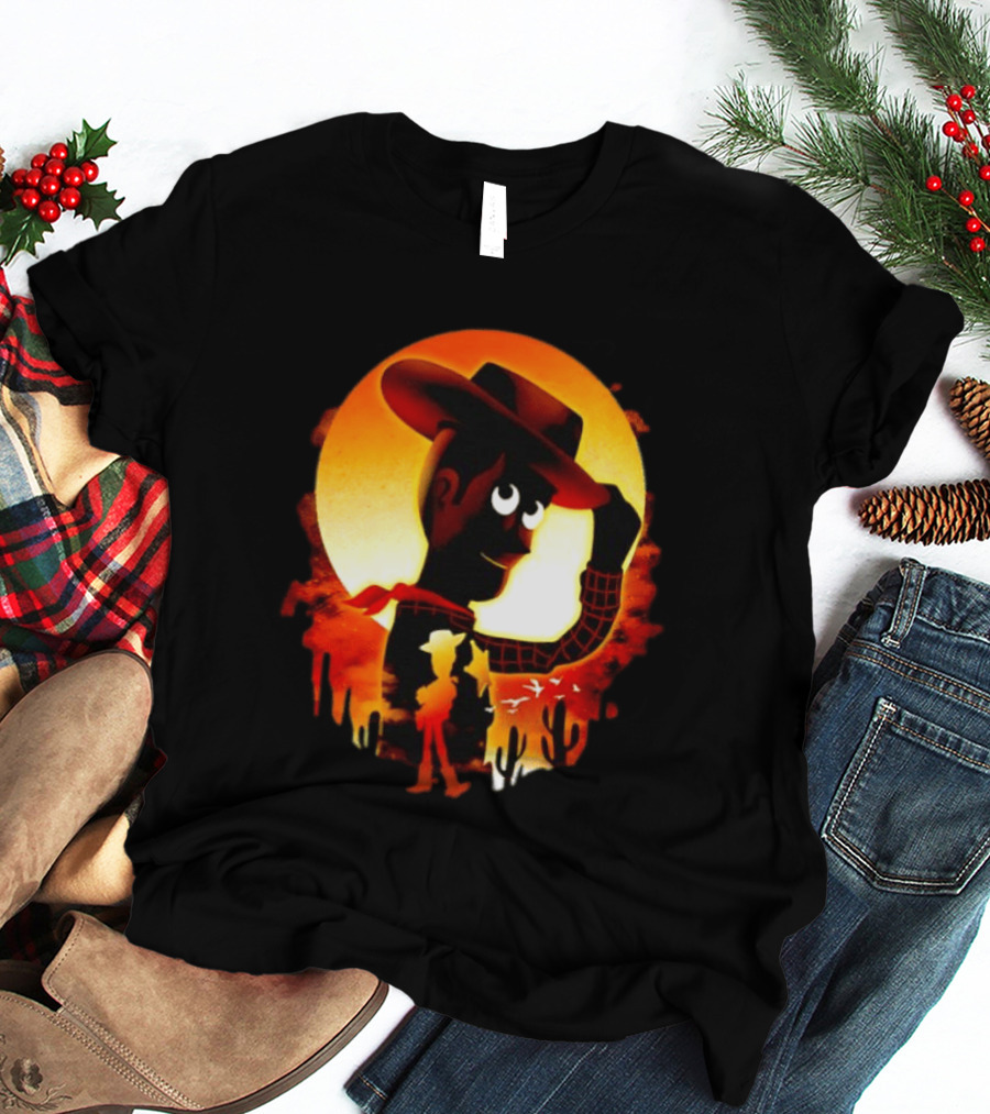 Sheriff Woody Pixar Toy Story Sunset Cowboy T-Shirt