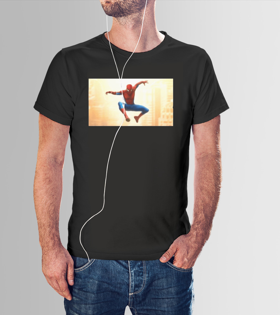 Spider Man Brand New Day July 2026 Jumping Action Pose Classic Suit T-Shirt